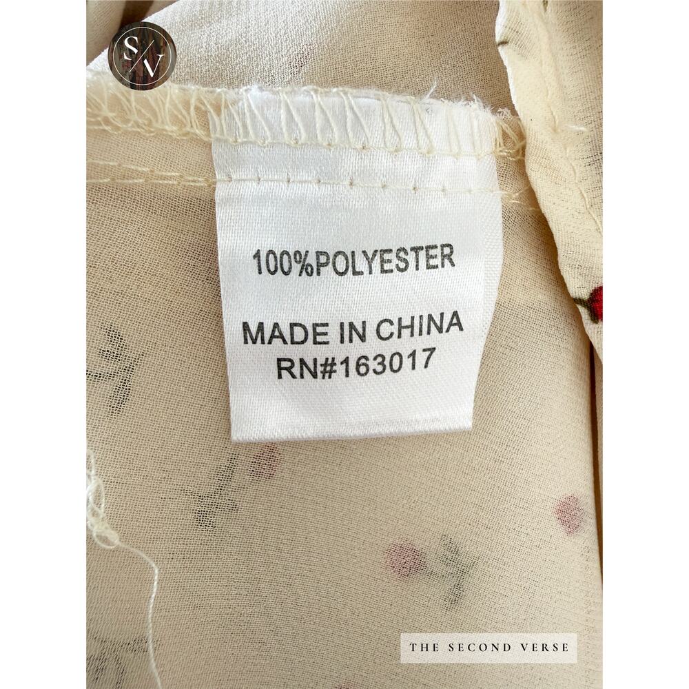 Princess Polly Roza Mini Dress Spaghetti Strap Short Floral Dress Size 6 - Picture 10 of 10